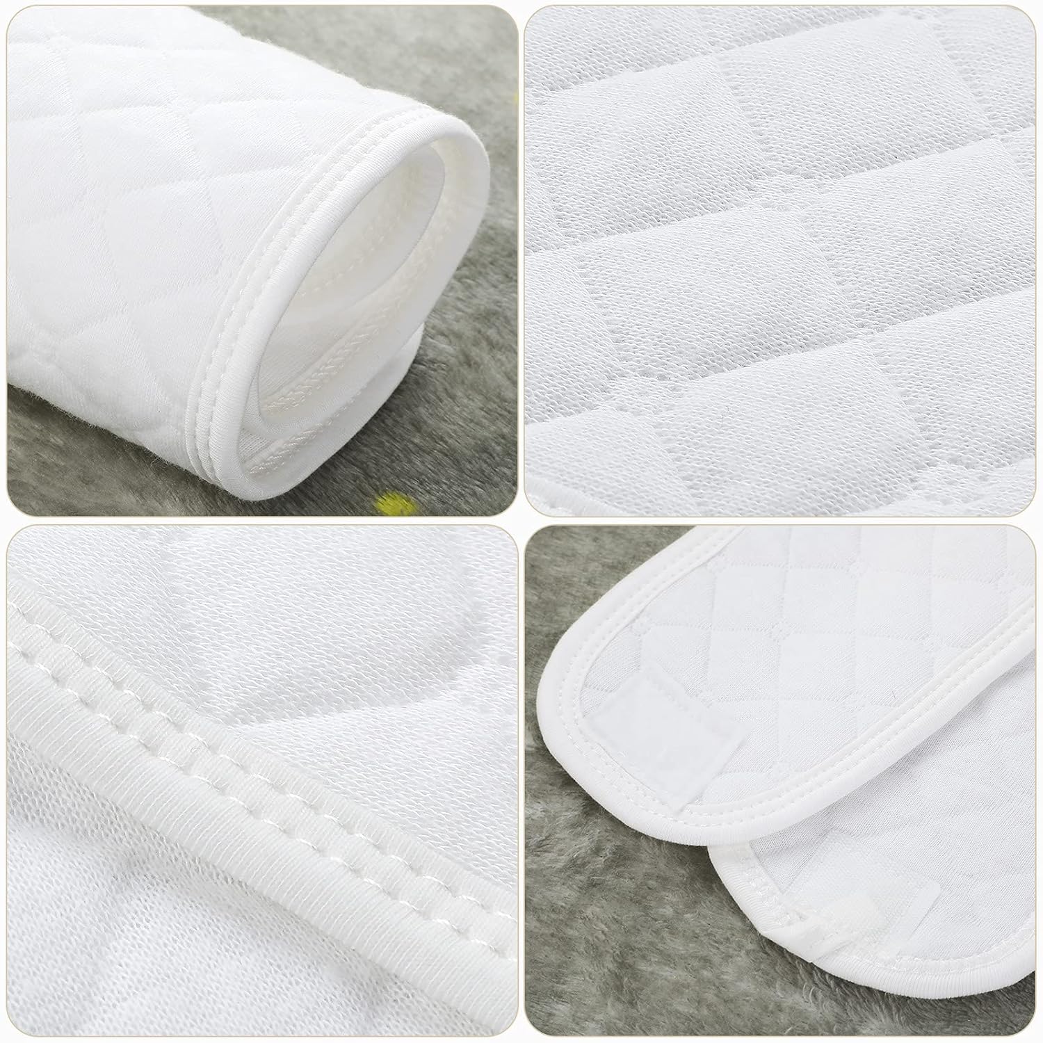 Nuanchu 20 Pieces Baby Belly Band Cotton Newborn Belly Belt Infant Umbilical Cord Protector Soft Baby Belly Button Band Newborn Navel Belt for Protection Abdomen Baby Boy Girl Gifts 0-12 Months - Image 5
